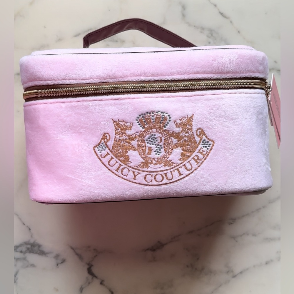π New Juicy Couture Cosmetic Train Case Bag - Picture 3 of 8